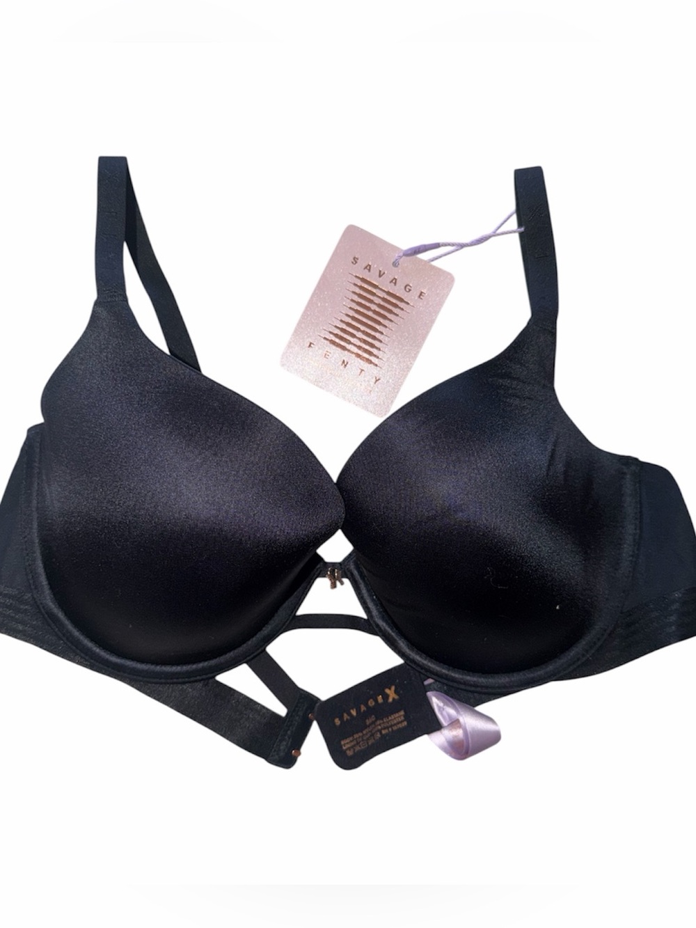 Savage X Fenty Black Smooth T-Shirt Bra